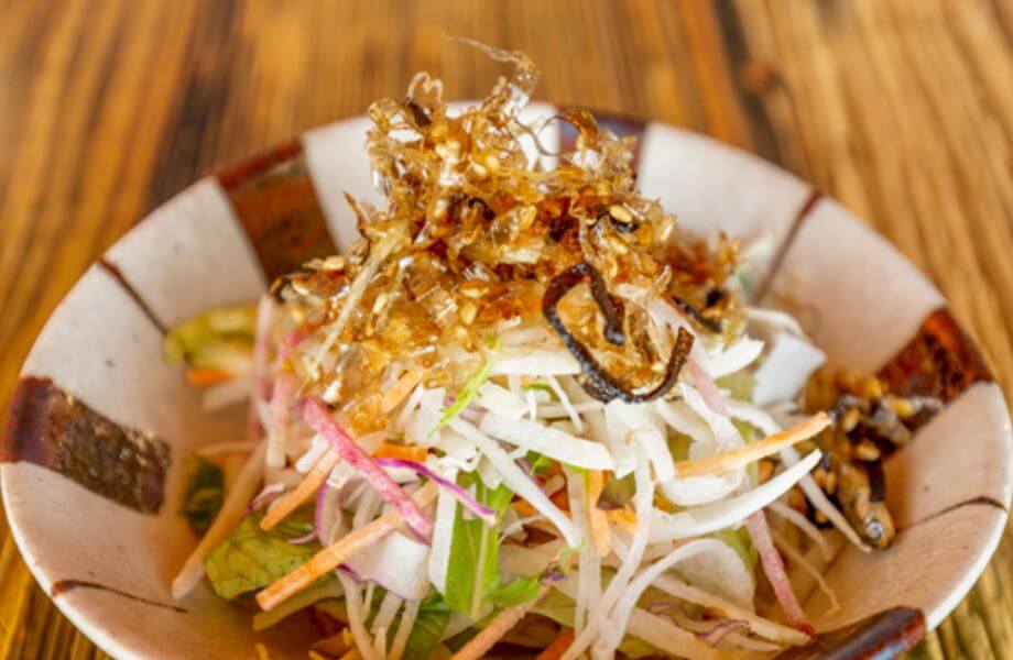 サラダにプラス